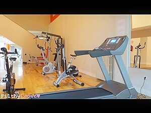 PUSSY WORKOUT AND TREADMILL SEX.