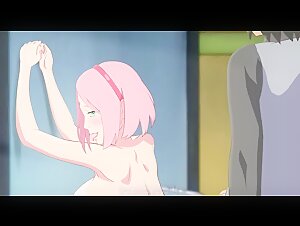 Sakura Rewards Sakura by Fucking her Doggystyle