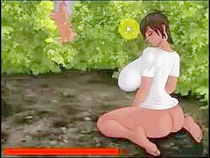 Hentai sex game big boobs in forest big boob