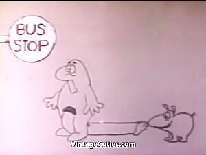 Funny Funny Cunt Fucking Cartoon Sex (1960s Vintage)